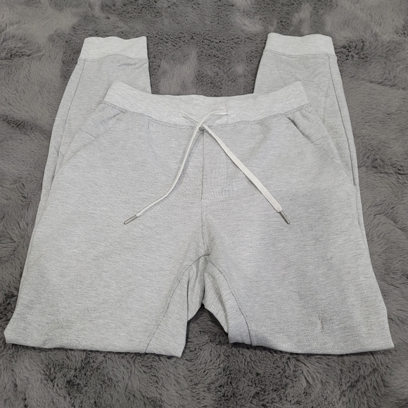 Lululemon city sweat joggers sweatpants heathered light gray men's small - Picture 6 of 12